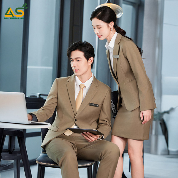 Bộ Đồng Phục Áo Vest Nam Nữ Công Sở Thiết Kế Cao Cấp, Tôn Dáng  - VNN 05 | Asian Uniforms