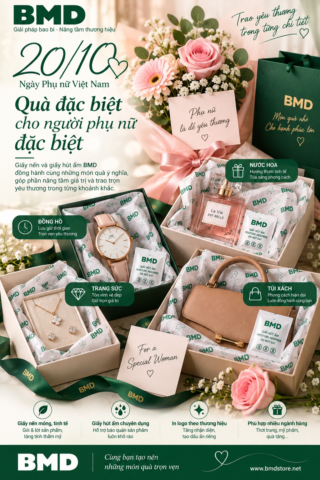 5 món quà tặng 20/10 ý nghĩa 100% phụ nữ đều muốn nhận