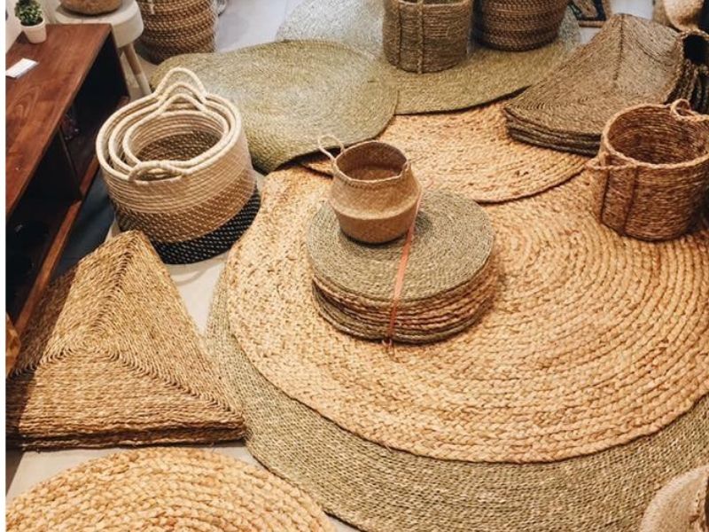 Tìm đơn vị chuyên cung cấp thảm cói decor tại Hà Nội