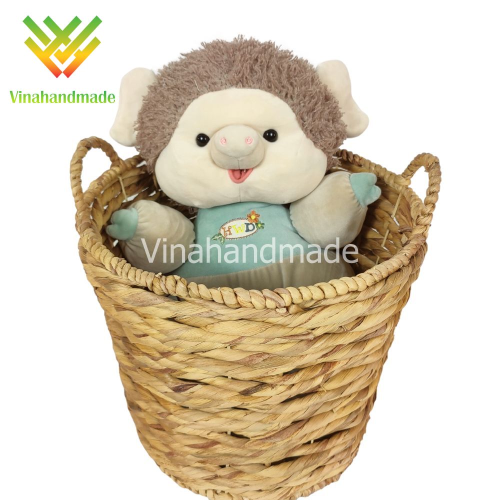 Xô lục bình khung sắt đan vặn