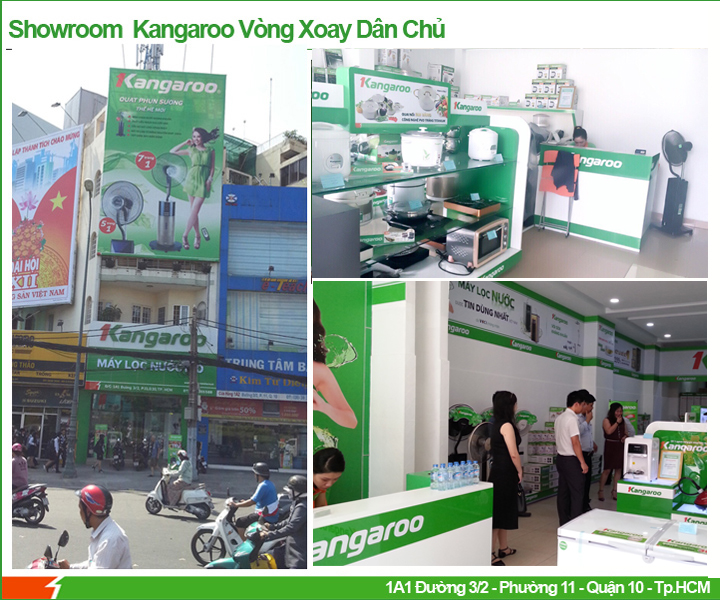 Showroom Kangaroo Vòng Xoay Dân Chủ