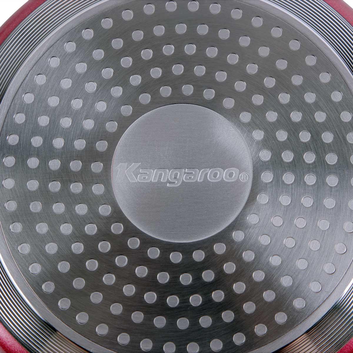 Nồi nhôm chống dính có nắp – đáy từ KG587