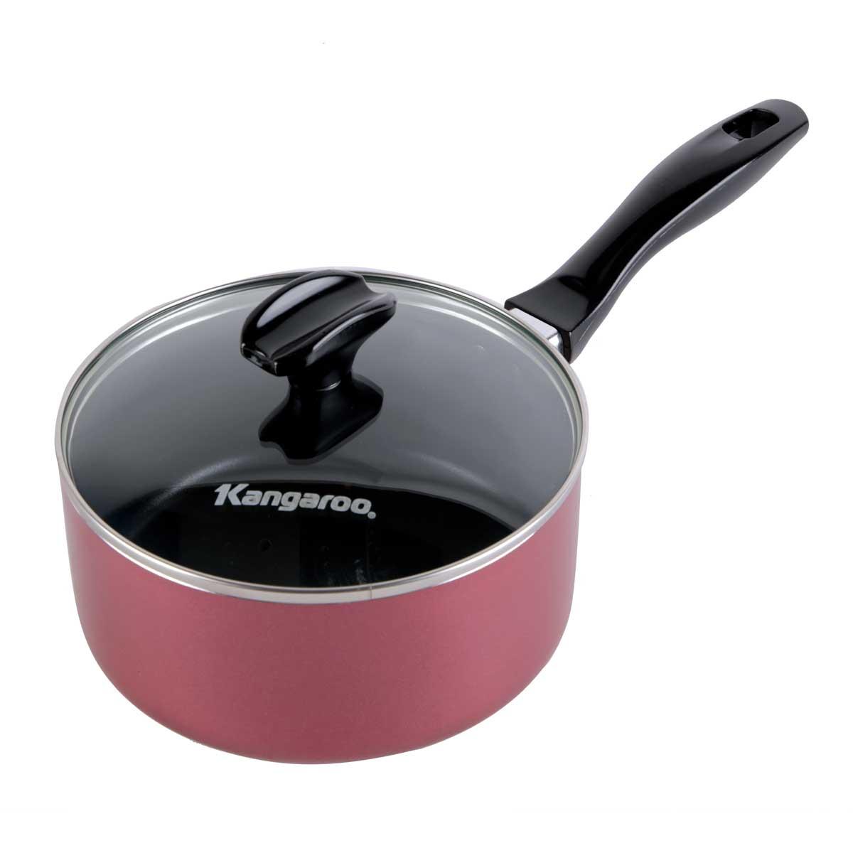 Nồi nhôm chống dính có nắp – đáy từ KG587