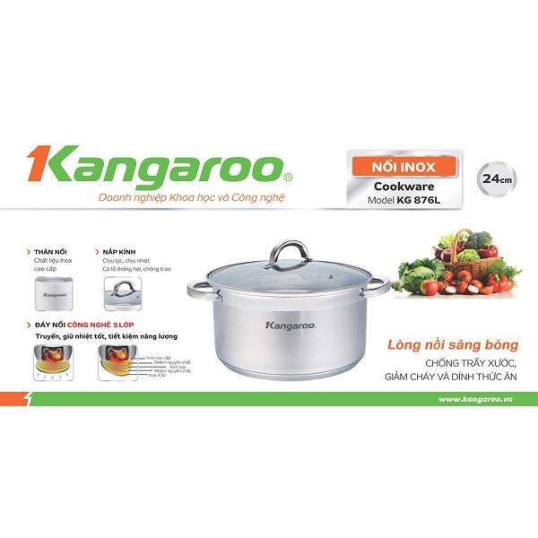 Nồi inox cao cấp 5 lớp KG876XL