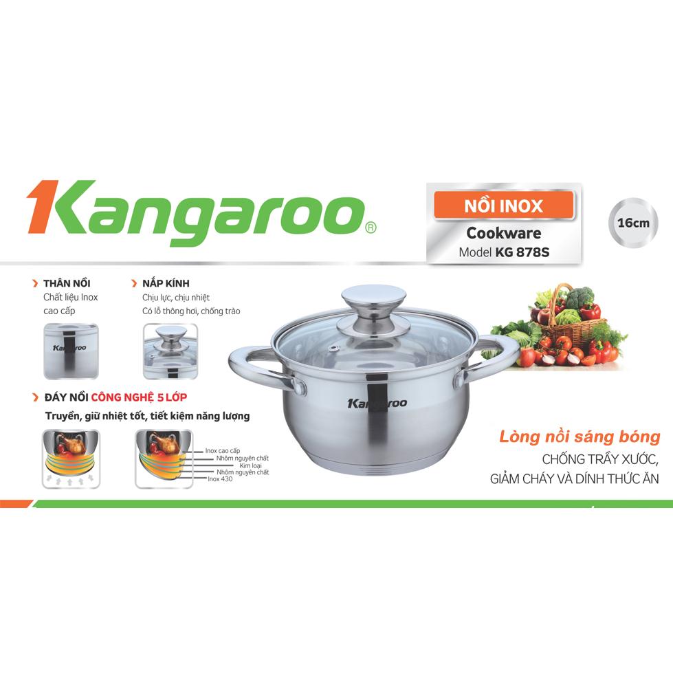 Nồi inox cao cấp 5 lớp KG878S