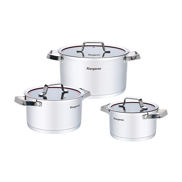 Bộ nồi Inox cao cấp 5 lớp KG3CS2