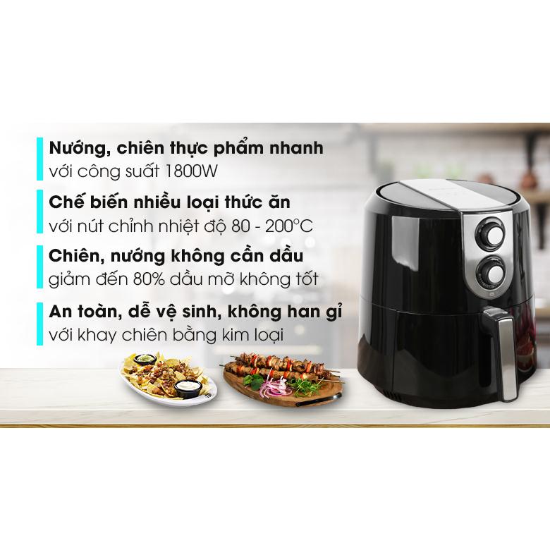 Nồi chiên không dầu loại cơ 5.2L KG55AF1