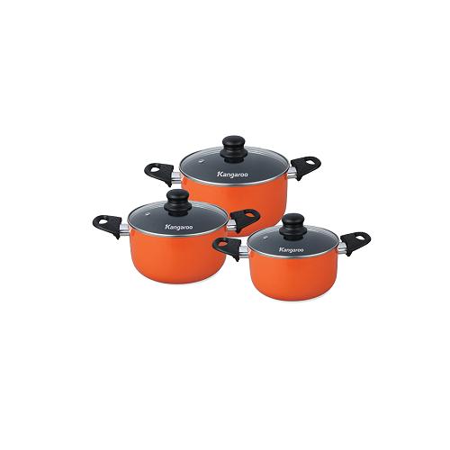 Bộ nồi nhôm Kangaroo KG932