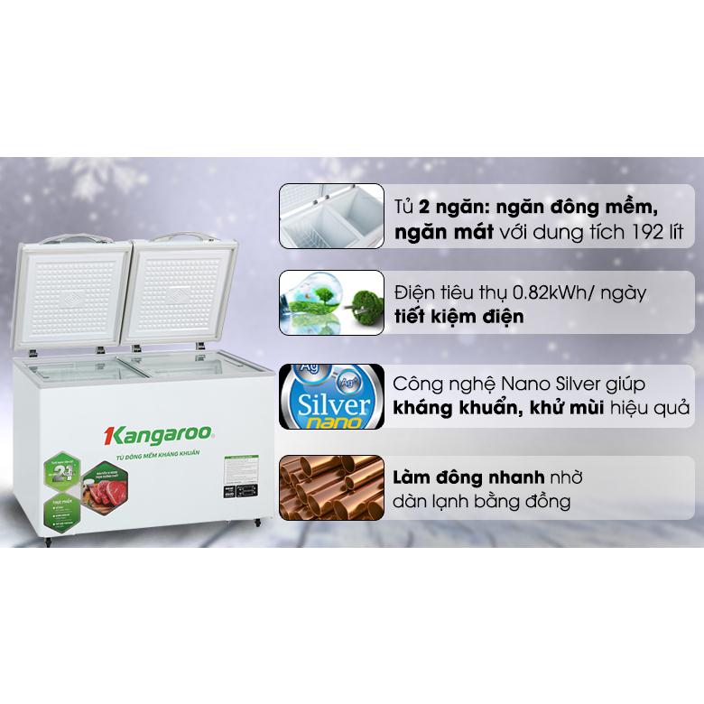 Tủ đông mềm Kangaroo KG268DM2