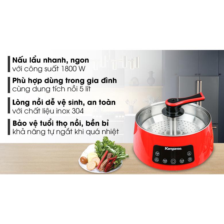 Lẩu điện thang máy Kangaroo KG278
