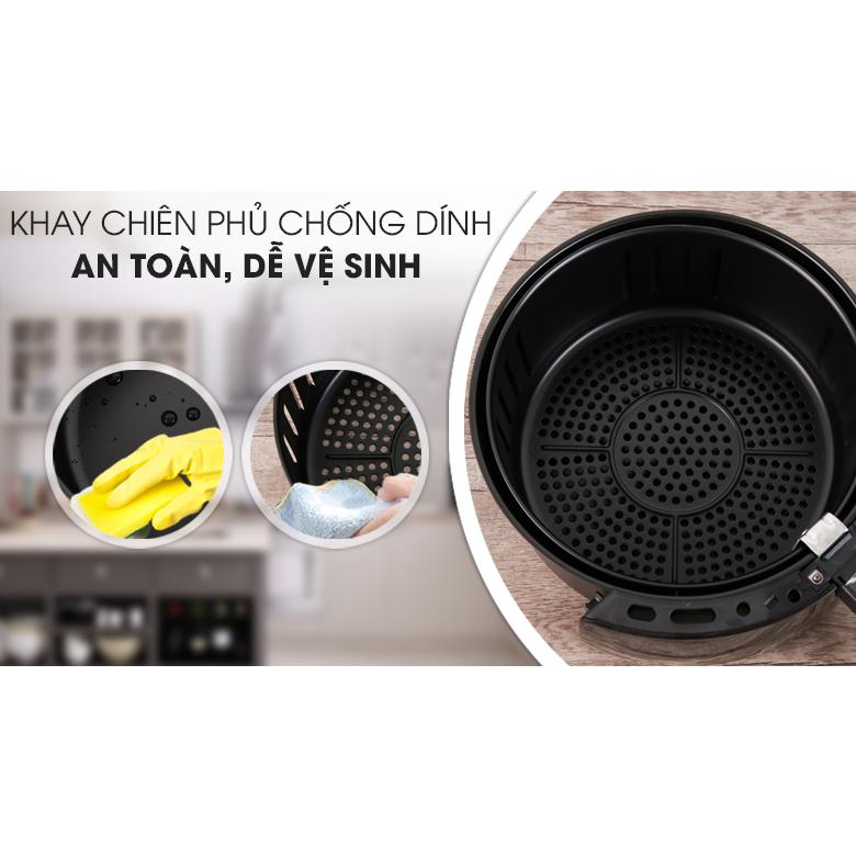 Nồi chiên không dầu điện tử Kangaroo KG52AF1A