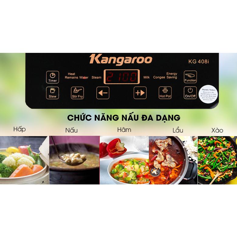 Bếp điện từ đơn siêu mỏng Kangaroo KG408i