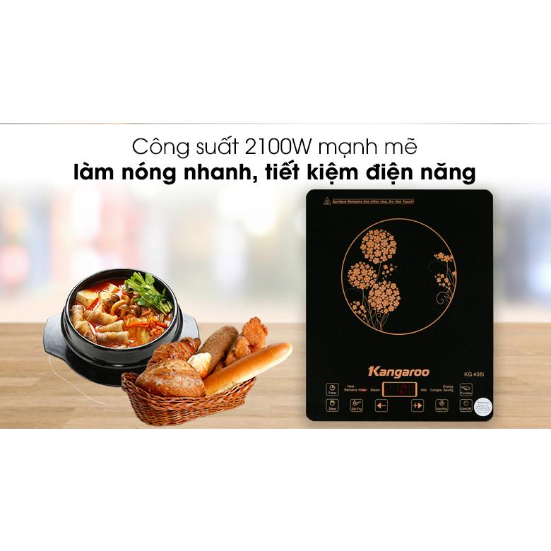 Bếp điện từ đơn siêu mỏng Kangaroo KG408i