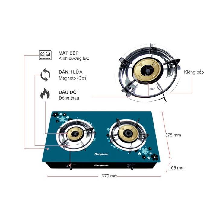 Bếp gas dương Kangaroo KG505