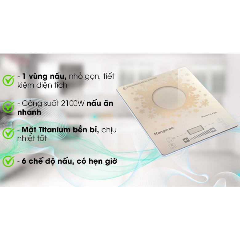 Bếp điện từ đơn siêu mỏng Kangaroo KG419i
