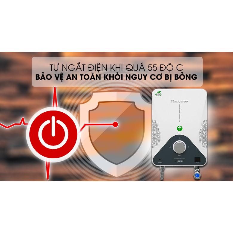Bình nước nóng hồng ngoại xa Kangaroo KG588WP