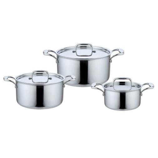 Bộ 3 nồi Inox cao cấp 3 lớp Kangaroo KG880