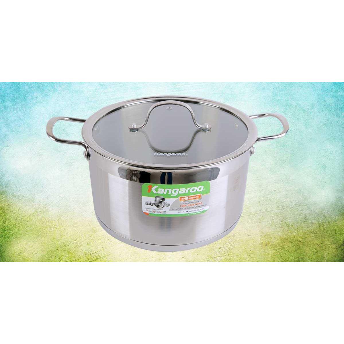 Bộ nồi inox Kangaroo KG877