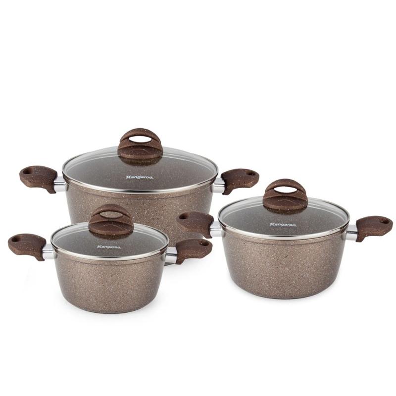 Bộ nồi nhôm đáy từ KG936