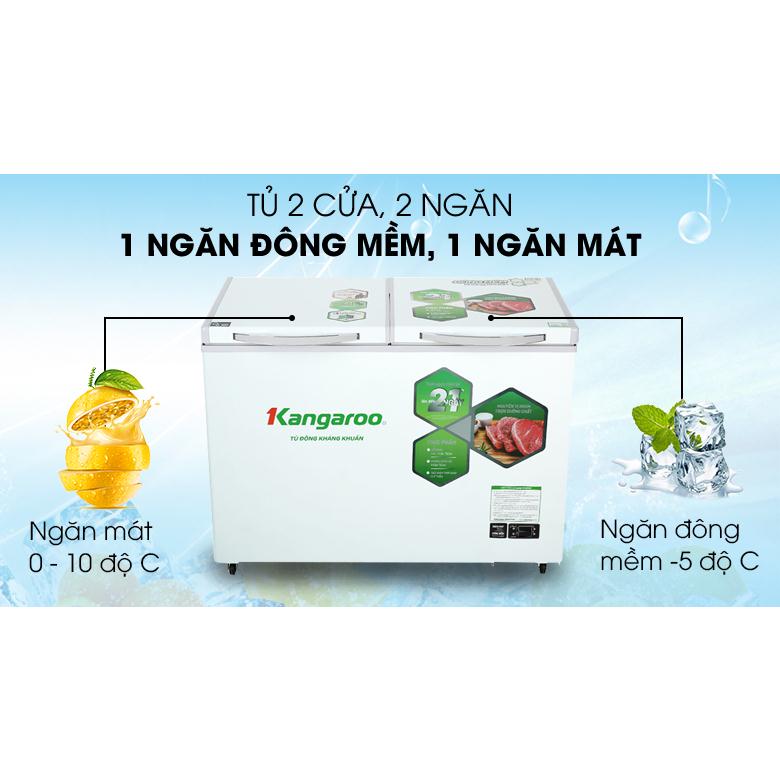 Tủ đông mềm Kangaroo KG400DM2