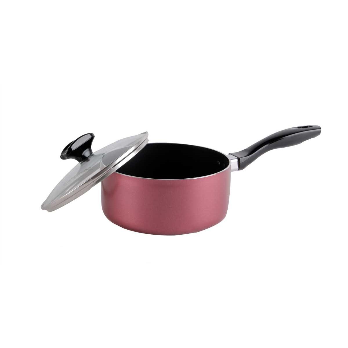 Nồi nhôm chống dính có nắp – đáy từ KG587