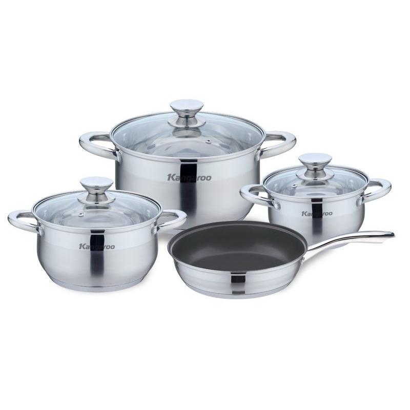 Bộ nồi chảo Inox cao cấp 5 lớp KG879