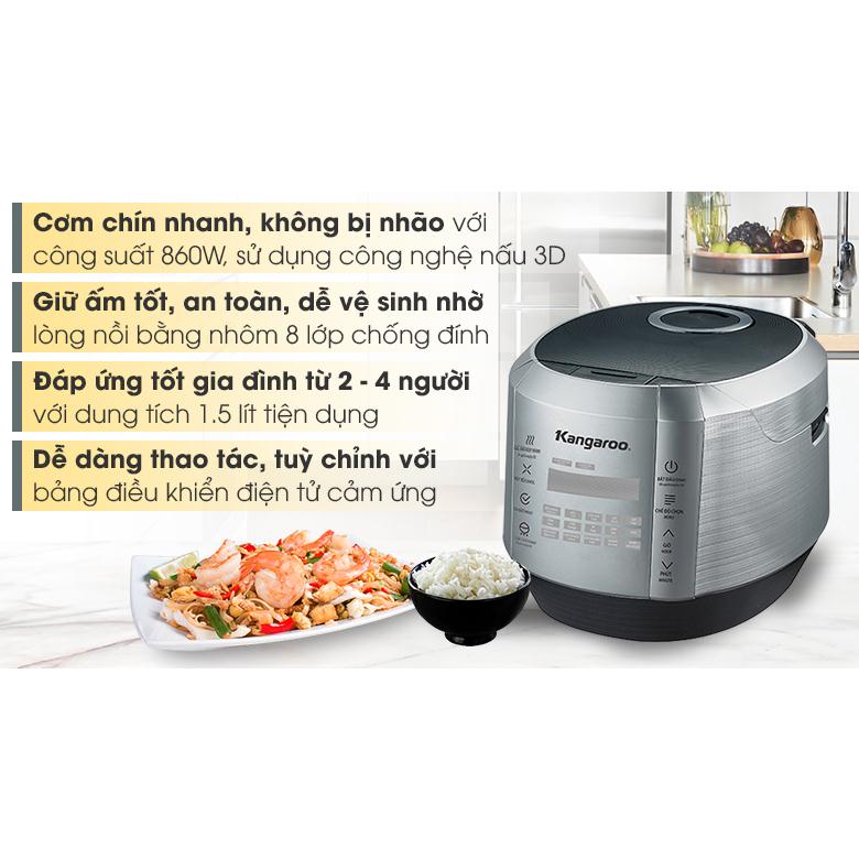 Nồi cơm điện tử Kangaroo KG598