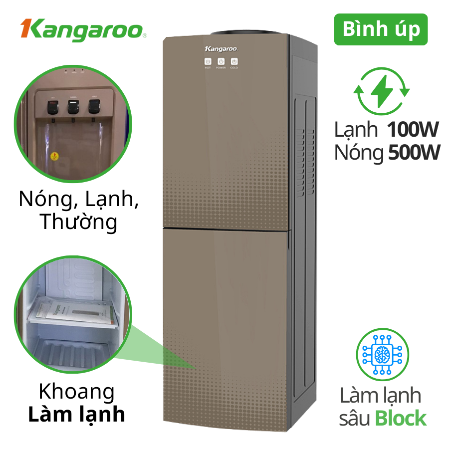 Cây nước nóng lạnh Kangaroo KG58A3