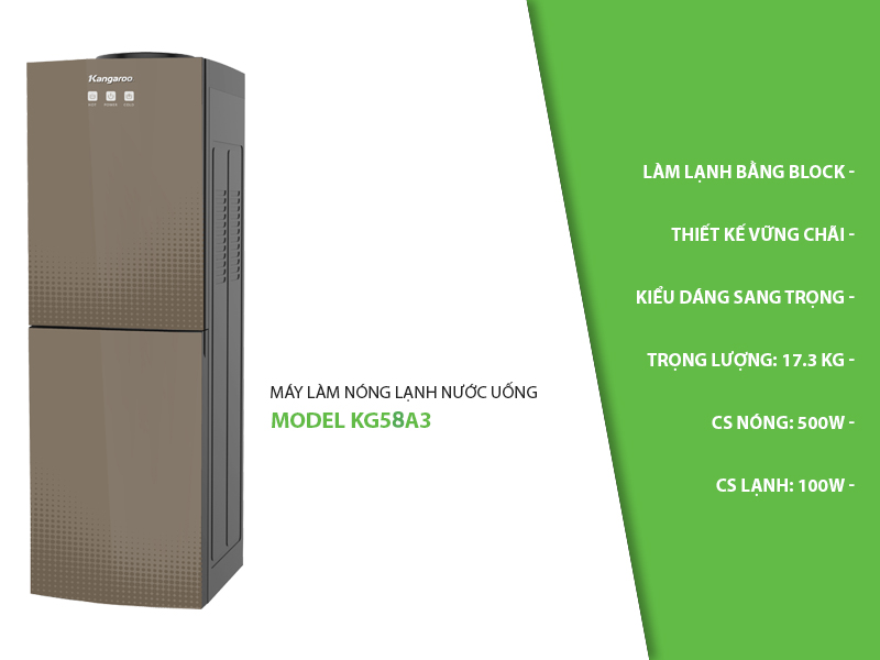 Cây nước nóng lạnh Kangaroo KG58A3