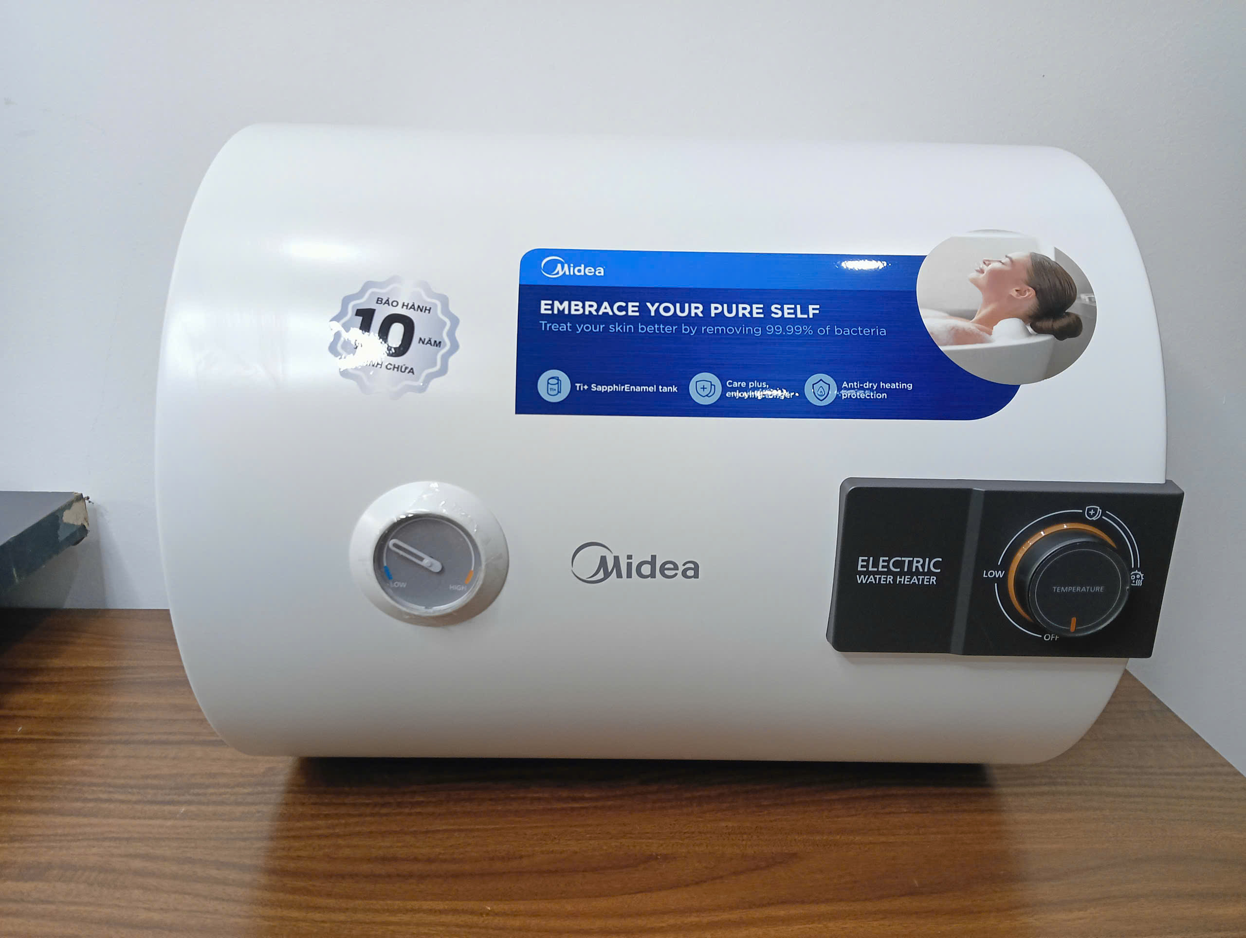 Bình tắm nước nóng gián tiếp Midea MWH30-25MA6, 30 Lít