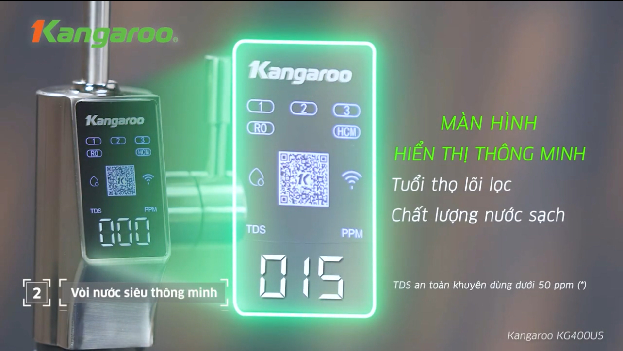 Máy lọc nước Kangaroo Hydrogen KG400US