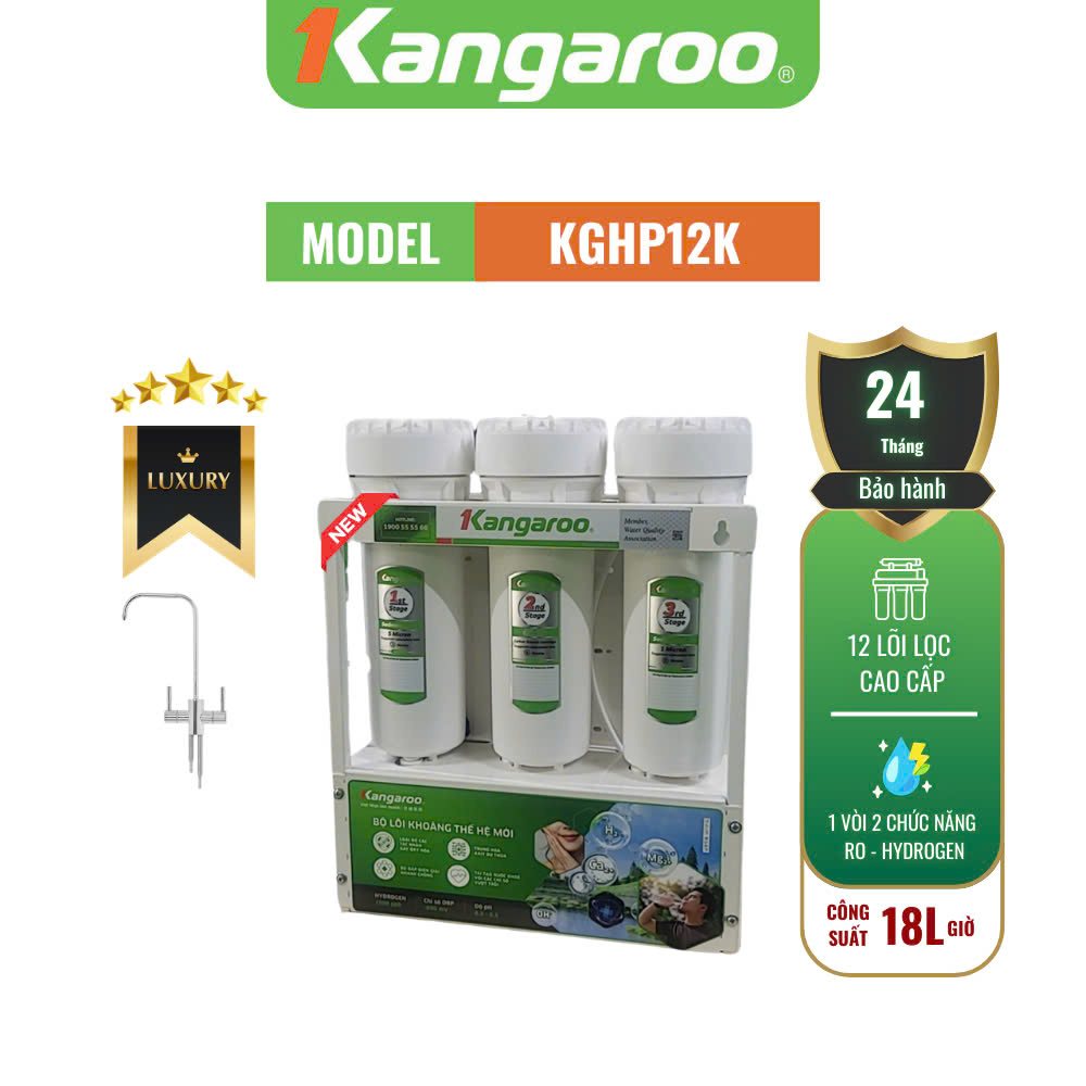 Máy lọc nước Kangaroo Hydrogen KGHP12K