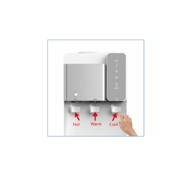 Máy làm nóng lạnh nước uống có chức năng làm đá viên loại đứng KG65A3