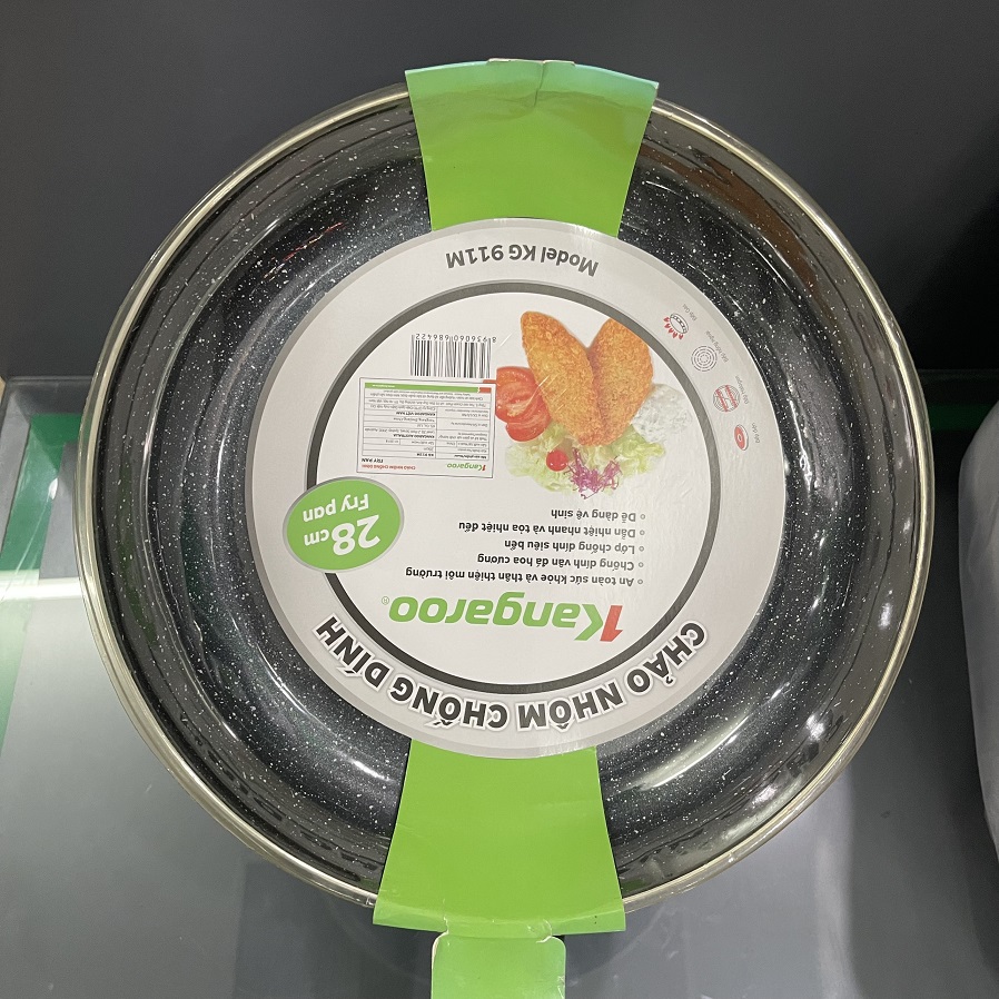 Chảo vân đá chống dính Kangaroo KG911M - Thanh lý hàng trưng bày