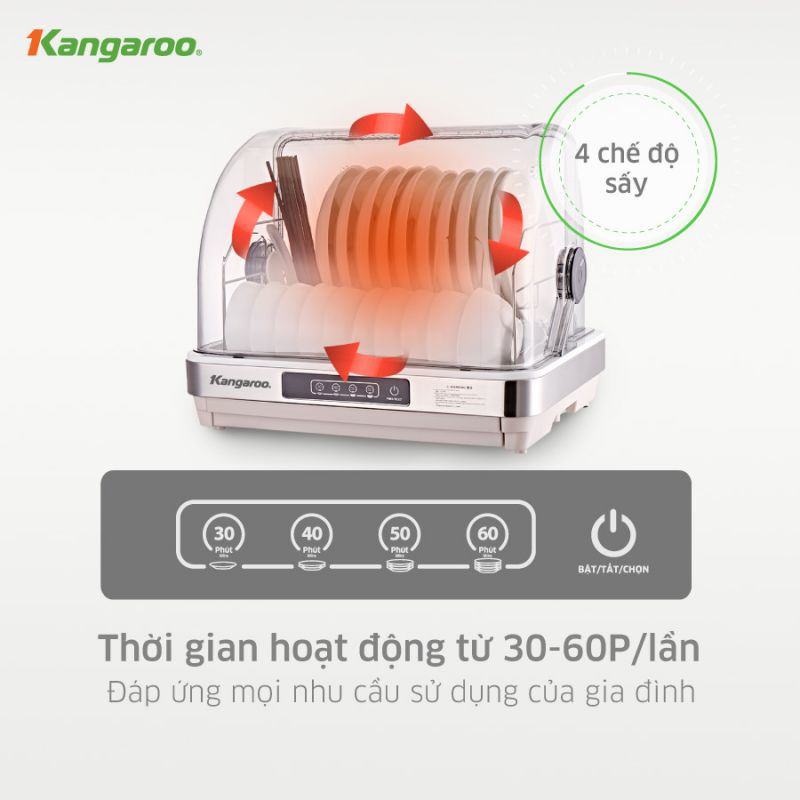 Máy sấy bát tiệt trùng Kangaroo KG45DD