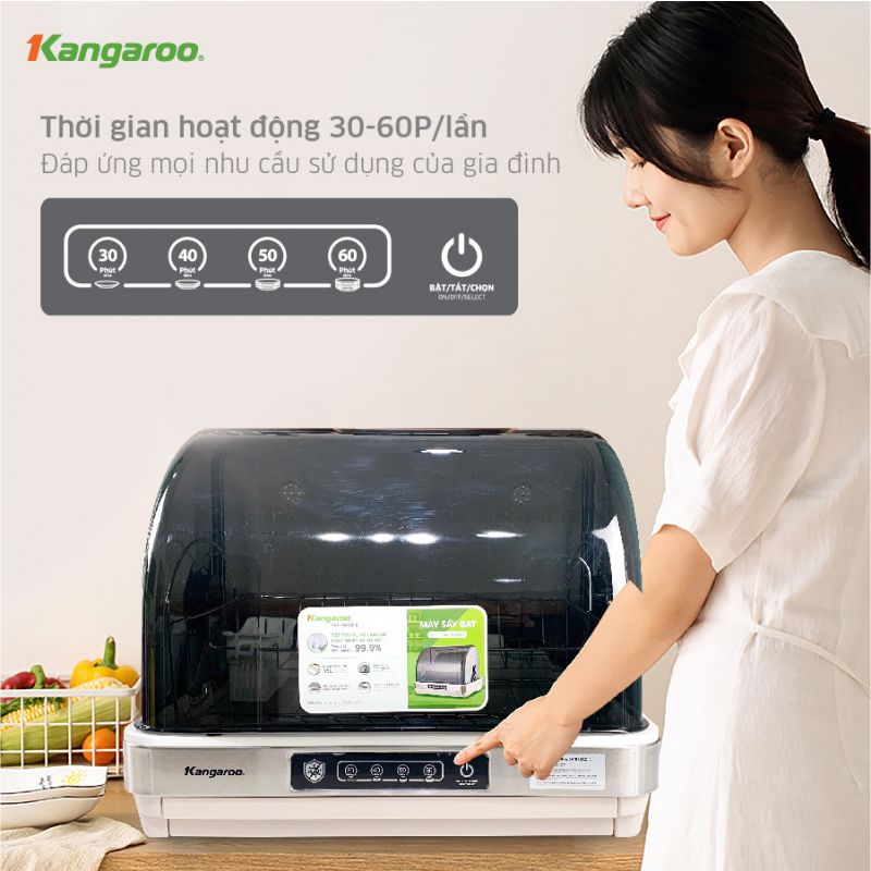 Máy sấy bát tiệt trùng Kangaroo KG45DUV