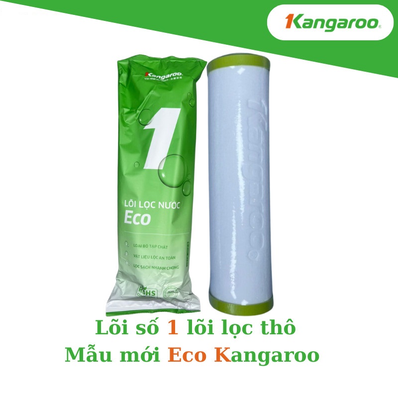 Lõi Lọc Thô Số 1 Kangaroo PP 5 Micron Mẫu Mới ECO Chính Hãng