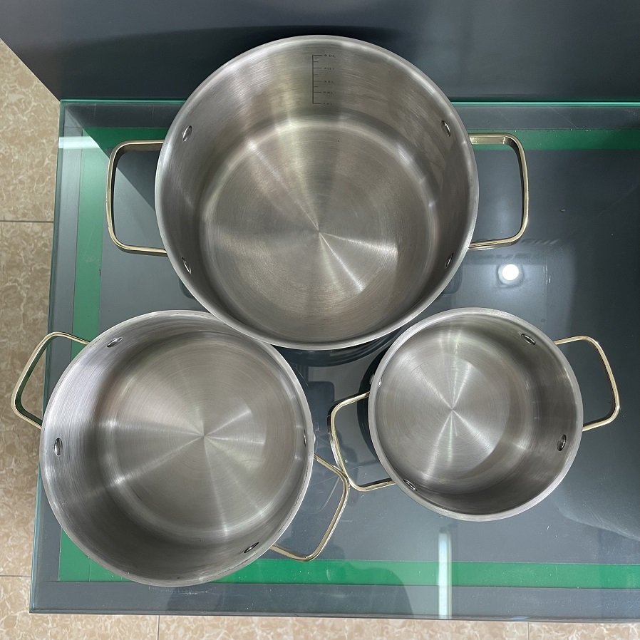 Bộ nồi inox Kangaroo KG183 - Hàng trưng bày thanh lý