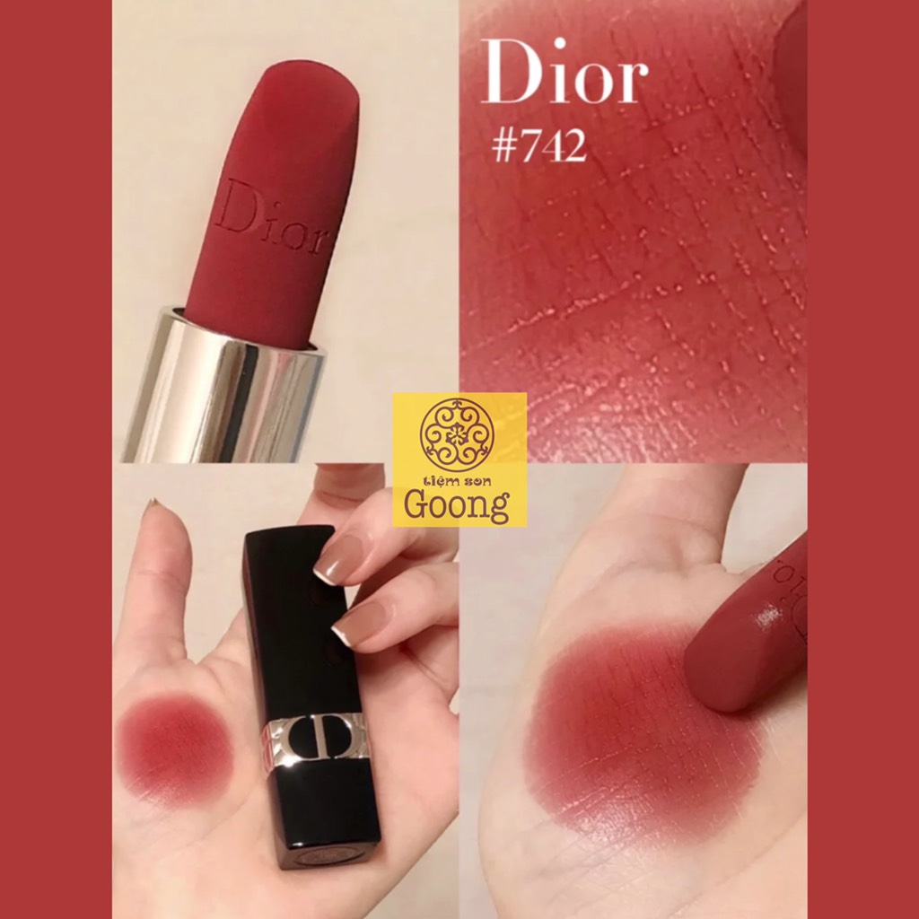 Son Dior 768 Rosewood Rouge Dior Lip Balm Hồng Nâu  Limited Edition