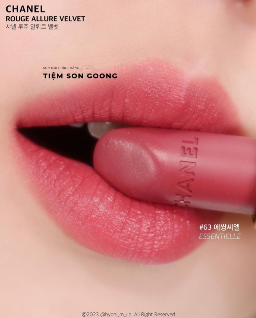 son môi CHANEL Rouge Allure Velvet matte Tiệm son Goong