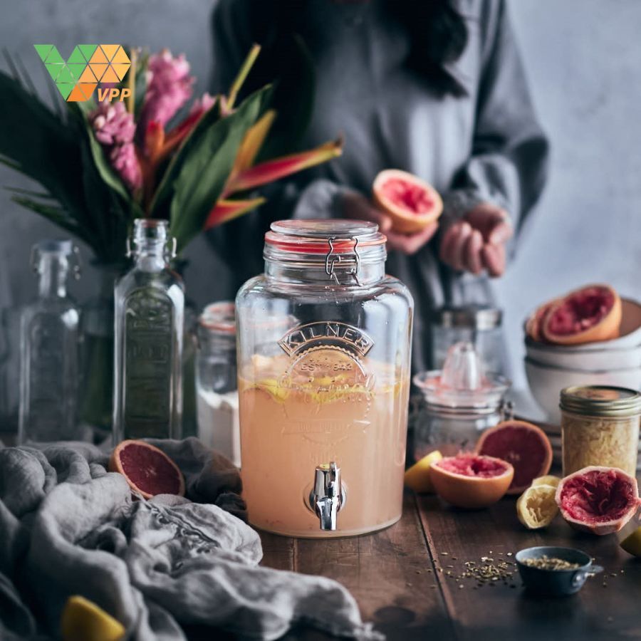 Bình nước thủy tinh Original Kilner