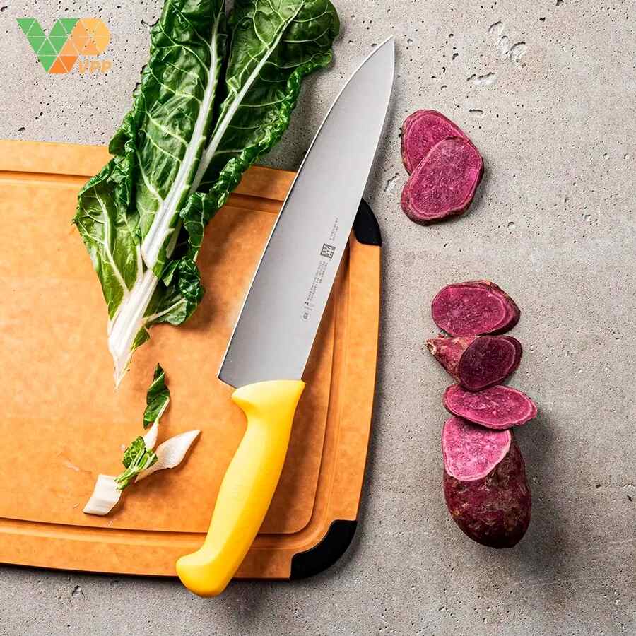 Lưu ý vệ sinh và sử dụng dao Chef Twin Master màu vàng