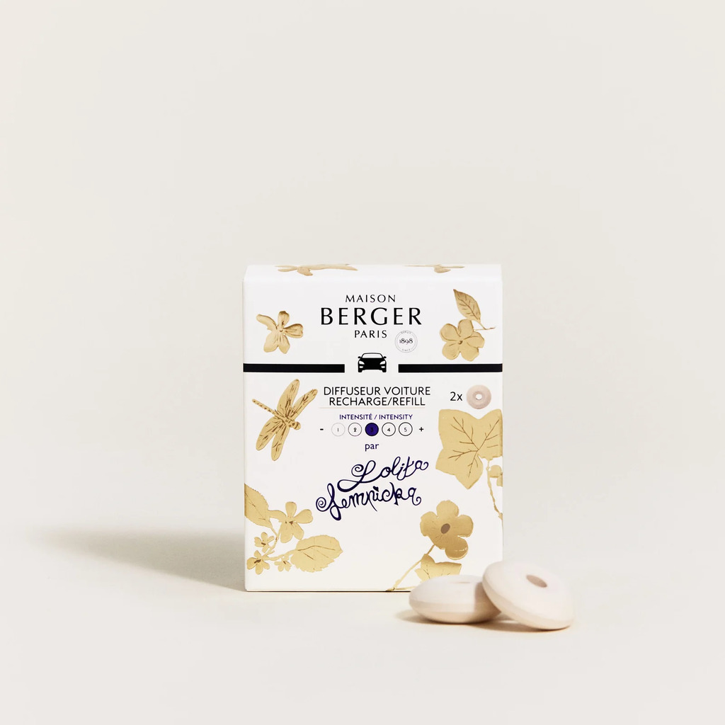 Maison Berger - Bộ tinh dầu xe hơi hương Lolita Lempicka - 2 cái