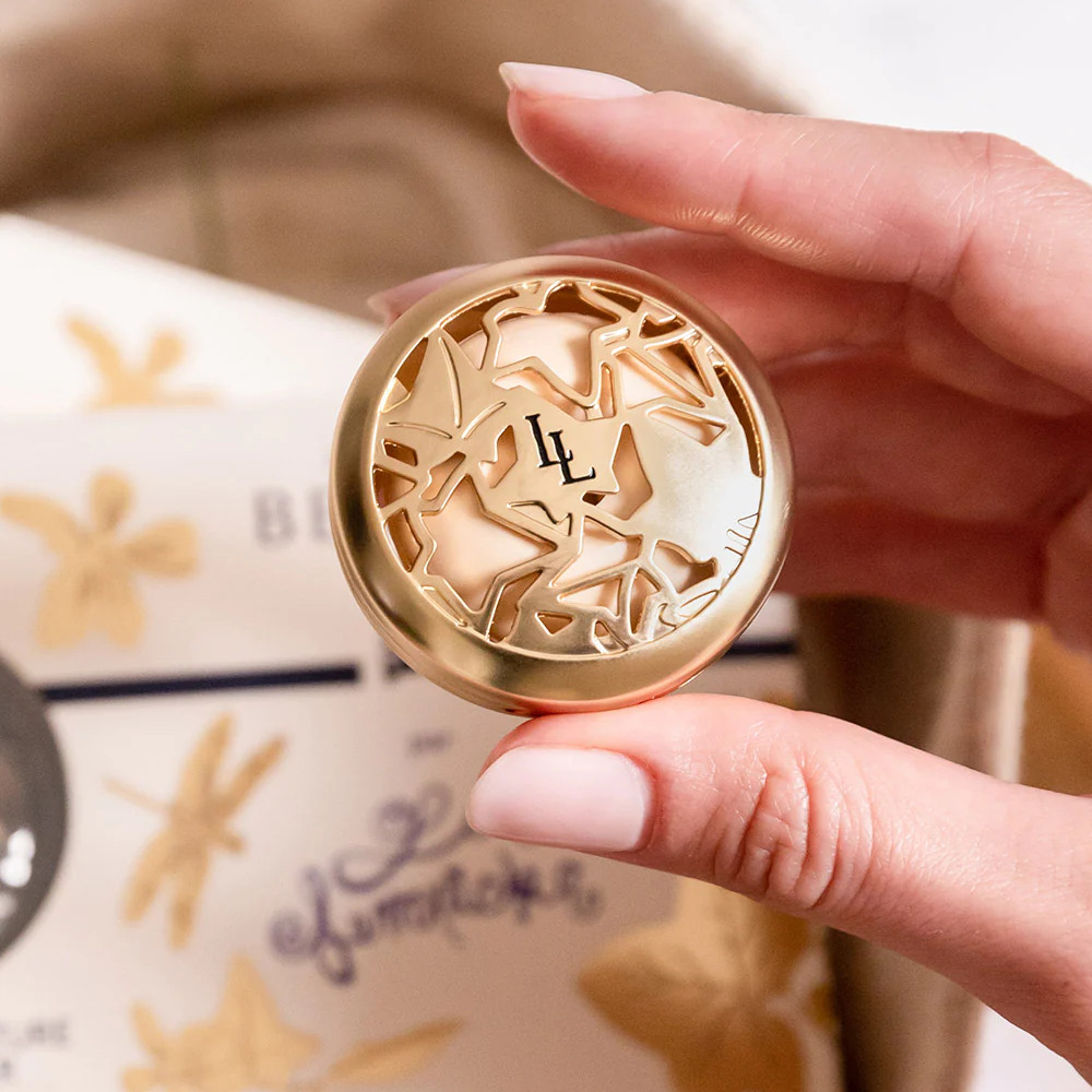 Maison Berger - Bộ kẹp tinh dầu xe hơi Lolita Lempicka Gold - 2 món