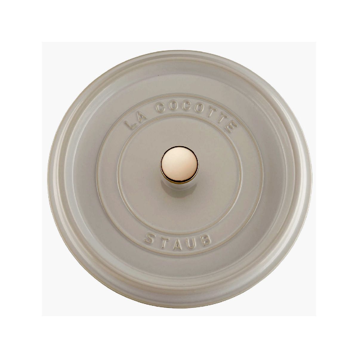 Nồi tròn STAUB màu kem - 26cm - 5.2L