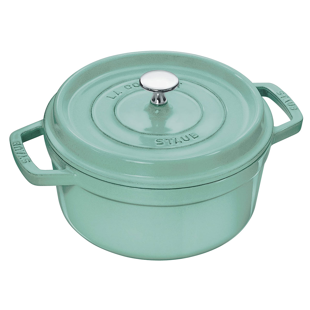 Staub - Nồi tròn màu xanh sage - 22cm (2.6L)