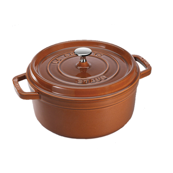 Nồi tròn STAUB màu nâu vàng