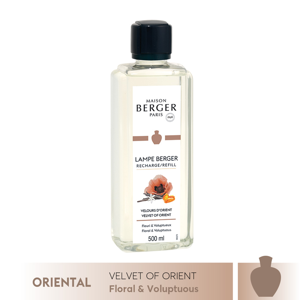 Maison Berger - Tinh dầu đèn xông hương Velvet of Orient - 500ml