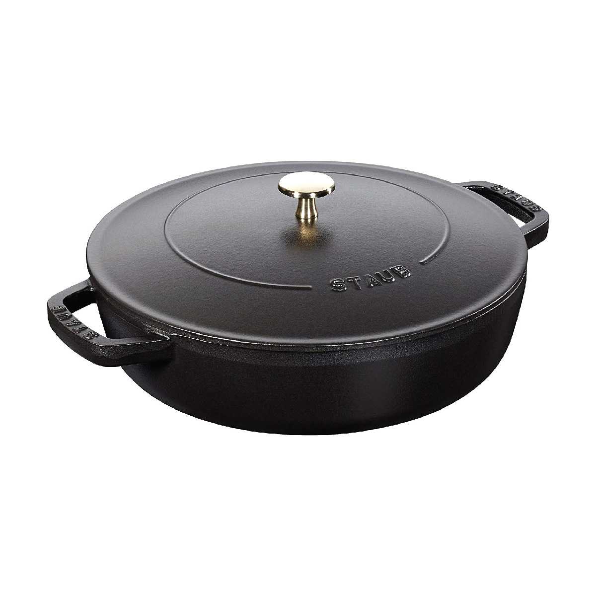 Chảo Chistera STAUB màu đen - 24cm - 2.6L