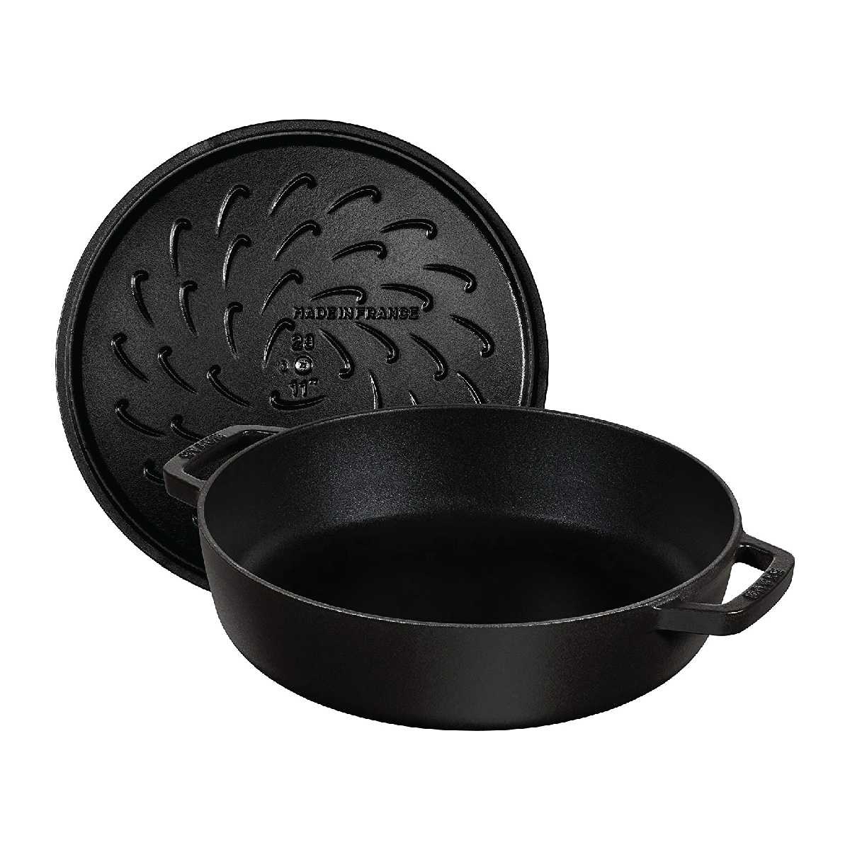 Chảo Chistera STAUB màu đen - 24cm - 2.6L